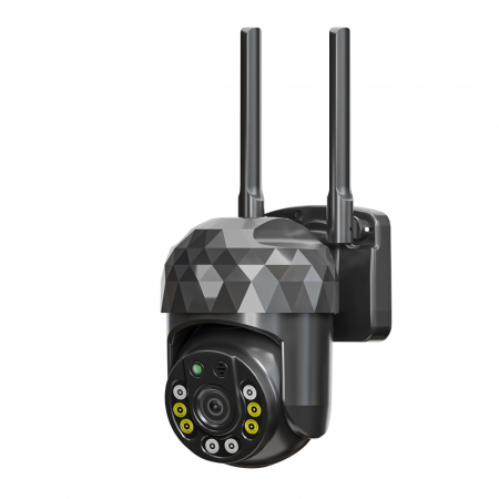 Cameră WiFi de Supraveghere 1080P HD, 355° Rotire și 90° Înclinare, IP66, Night Vision și Alarmă Integrată [4]