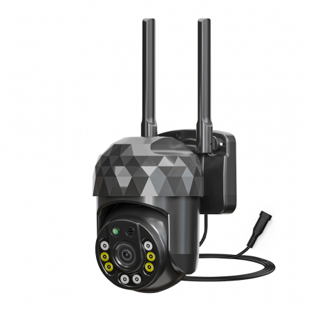 Toate Produsele - Cameră WiFi de Supraveghere 1080P HD, 355° Rotire și 90° Înclinare, IP66, Night Vision și Alarmă Integrată