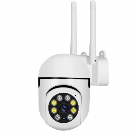 Toate Produsele - Cameră WiFi de Supraveghere 1080P HD, 360° Rotire și 90° Înclinare, IP66, Night Vision și Alarmă Integrată, aplicatie Android si IOS