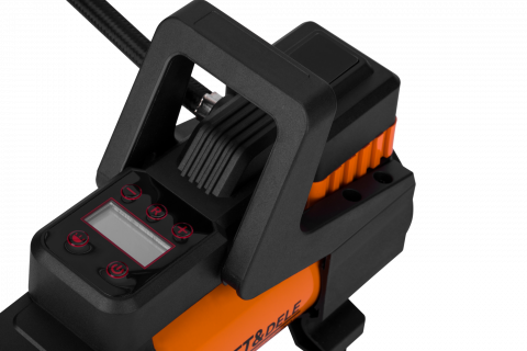 Compresor auto 12V portabil cu presiune 200 PSI și debit 45 l/min – ideal pentru anvelope și accesorii [6]