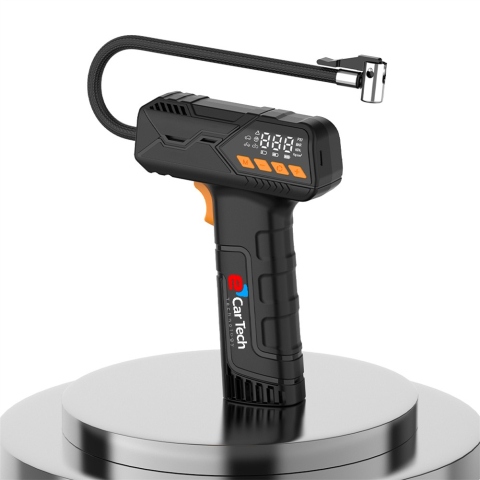 Compresor Auto|Moto cu Acumulator inclus, portabil, multifunctional 120W [4]