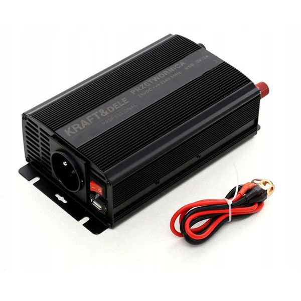 Invertoare auto - Invertor/Convertor Auto 24VDC la 230VAC, 350W – Alimentare Fiabilă și Protecție Avansată pentru Dispozitivele Tale