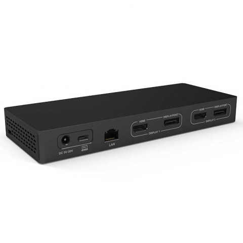 Stație andocare USB-C 14 în 1, 4K HDMI & DisplayPort, DisplayLink, USB 3.2 Gen2, PD 95W, Ethernet Gigabit, Mac & Windows [6]