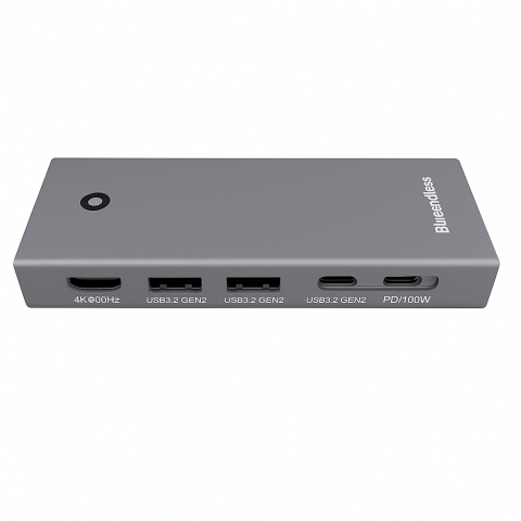 PROMOTII % - Docking Station USB-C NVMeSATA SSD  Hub 10Gbps cu HDMI 4K60Hz, 100W PD, Cititor Card SDTF, Carcasă Aluminiu – Compatibil M.2 2230 2242 2260 2280