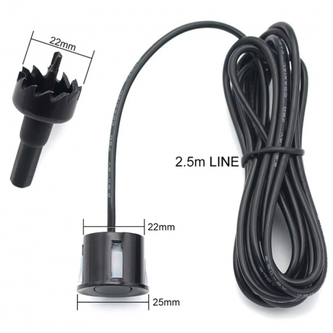 Kit 8 Senzori parcare fata/spate – Afisare pe ecran navigatie/ecran, conexiune dubla RCA pentru camera FATA/SPATE PREMIUM 2025 [9]