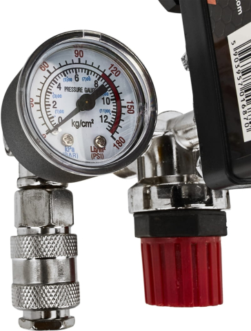 Kit Presostat si Regulator de presiune pentru compresoare cu conectori rapide, 230V CA (monofazat), presiune maxim 8 BAR [1]