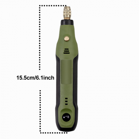Masina de gravat cu acumulator 3.6 V, încărcare USB, 3 viteze, 34 accesorii incluse [4]