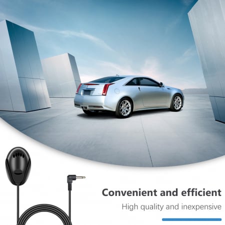 Microfon Extern pentru Navigație și Player Auto cu Conexiune 3.5mm - Sunet Clar și Calitate Superioară pentru Apeluri în Medii Zgomotoase [6]