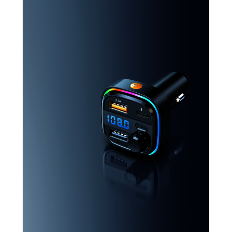 Modulator FM Akai FMT-26BT cu Bluetooth 5.3, USB-A, USB-C și Afișaj LED [3]