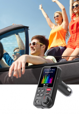 Modulator FM Auto cu Bluetooth 5.0, Încărcare Rapidă QC3.0, USB, MicroSD și Apeluri Hands-Free [3]