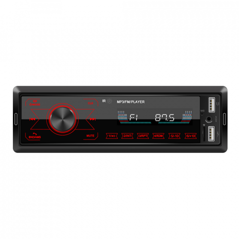 Navigatie universala - MP3 Player Auto 1DIN cu Bluetooth, Handsfree, USB, SD, AUX, FM Radio 7 culori cu butoane frontale touch – Model M10
