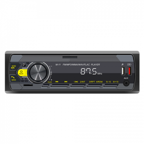 MP3 Player Auto cu Bluetooth, Control prin Aplicație Mobilă, USB, AUX, FM Radio și Lumini RGB – Model M11 [2]