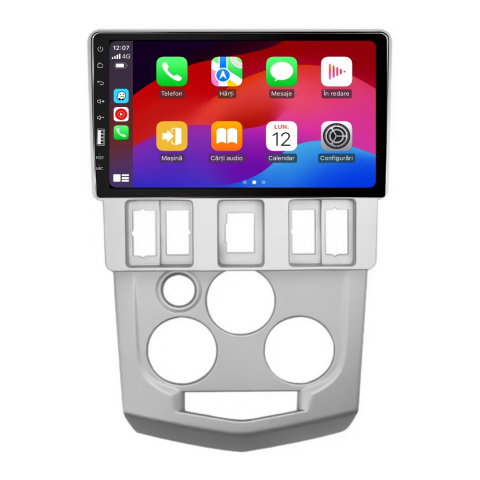 PROMOTII % - Navigatie MP5 Player Dacia Logan 1 2004-2009 Ecran 9 Inch CarPlay Wireless si Rama Dedicata