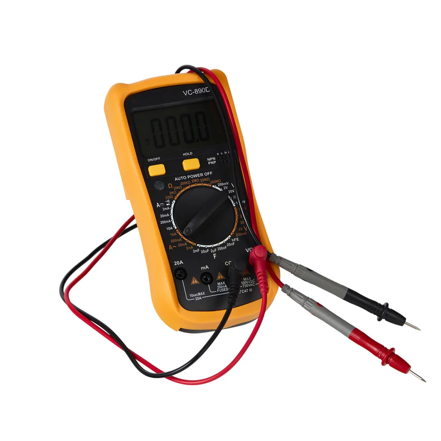 Testere auto - Multimetru Electric digital-Măsurători Precise Tensiune, Curent, Rezistență, Temperatură
