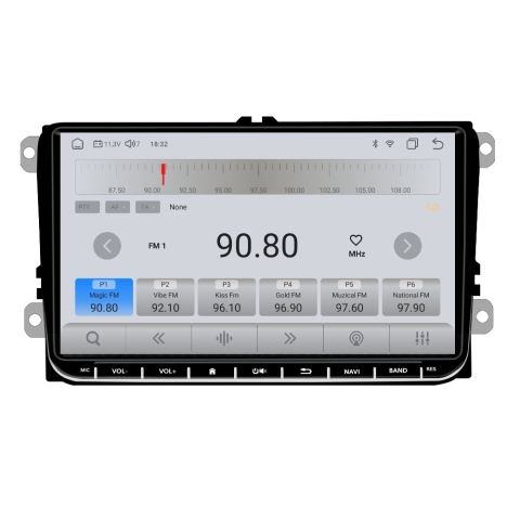 Navigatie Volkswagen|Skoda|Seat cu Android 13, Carplay, 4GB RAM 64GB ROM DSP, SIM 4G, Ecran de 9 inch, dedicata Golf 5, Golf 6, Jetta, Passat B6, CC, B7, Polo, Tiguan, Touran, Skoda, Seat [6]