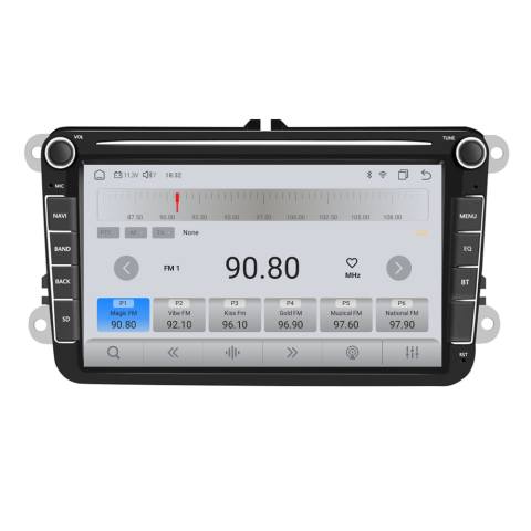 Navigatie Volkswagen|Skoda|Seat cu Android 13, Carplay, 4GB RAM 64GB ROM DSP, SIM 4G, Ecran de 9 inch, dedicata Golf 5, Golf 6, Jetta, Passat B6, CC, B7, Polo, Tiguan, Touran, Skoda, Seat [7]