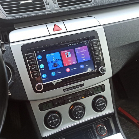Navigatie Volkswagen|Skoda|Seat cu Android 13, Carplay, 2GB RAM 32GB ROM, Ecran de 7 Inch, dedicata Golf 5, Golf 6, Jetta, Passat B6, CC, B7, Polo, Tiguan, Touran, Skoda, Seat [8]