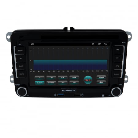 Navigatie Volkswagen, Skoda, Seat cu Android 13, Carplay, 2GB RAM 64GB ROM, Ecran de 7 Inch, dedicata Golf 5, Golf 6, Jetta, Passat B6, CC, B7, Polo, Tiguan, Touran, Skoda, Seat RESIGILAT [5]