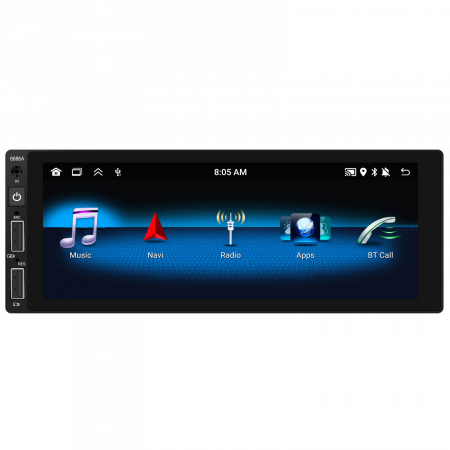 Navigatii 1 DIN - Navigatie Android 13, Player 1DIN 2GB 64GB, CarPlay si Android Auto wifi, DSP, RDS, Universal, ecran 6.86 Inch