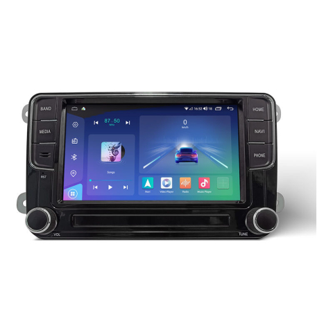 Touran (2016-2020) - Navigație Android 13 7” VW Skoda SEAT – DSP DTS, CarPlay Wireless, 4G SIM, 4GB RAM 64GB ROM, Snapdragon