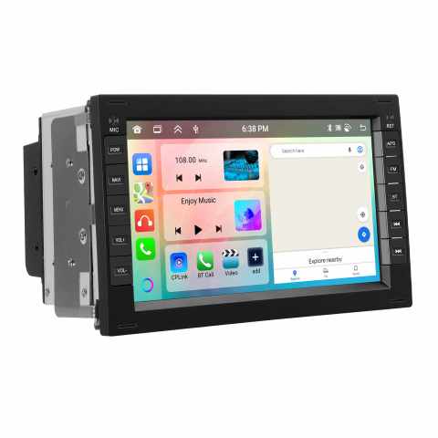 Navigatii 2 DIN - Navigație Android 13 4GB RAM,64GB ROM, VW Golf 4, Passat B5.5, Polo, Jetta, CarPlay, Android Auto, Bluetooth, Wi-Fi, Waze, Ecran 7"
