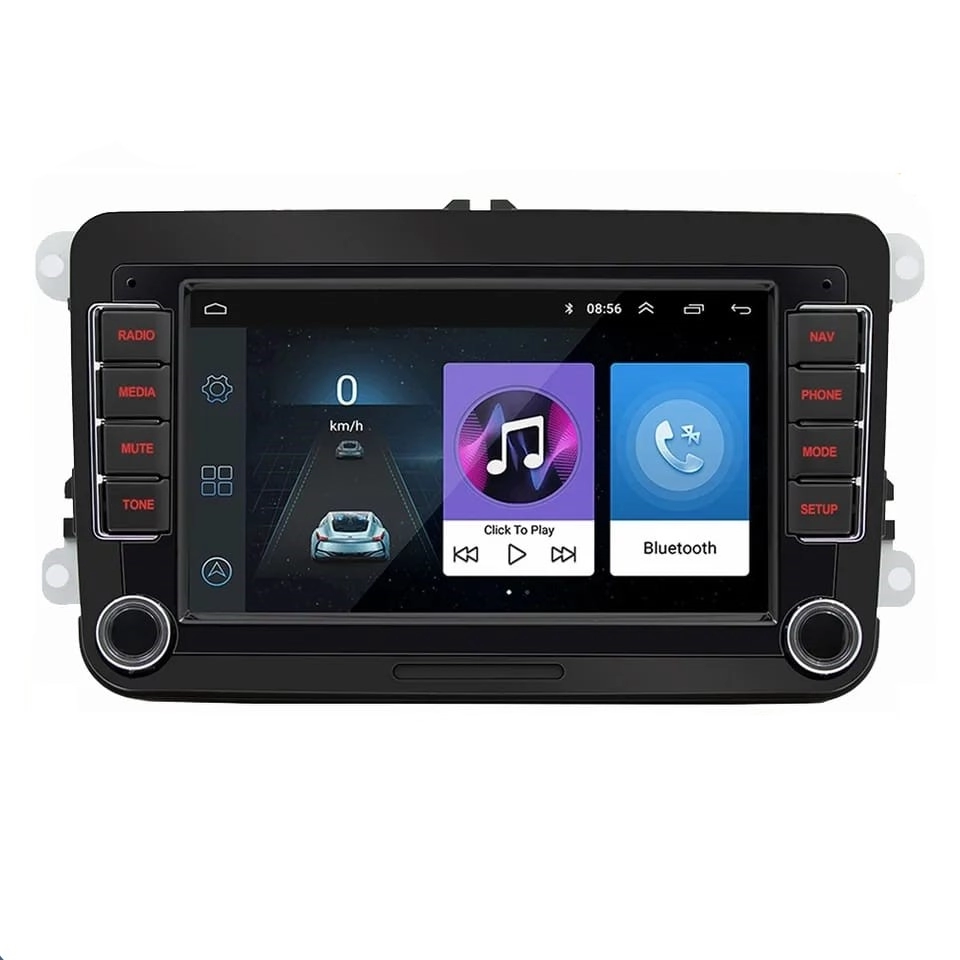 Passat B7 (2011-2015) - Navigatie Volkswagen|Skoda|Seat cu Android 2 GB RAM 32GB ROM, Ecran de 7 Inch, dedicata Golf 5, Golf 6, Jetta, Passat B6, CC, B7, Polo, Tiguan, Touran, Skoda, Seat