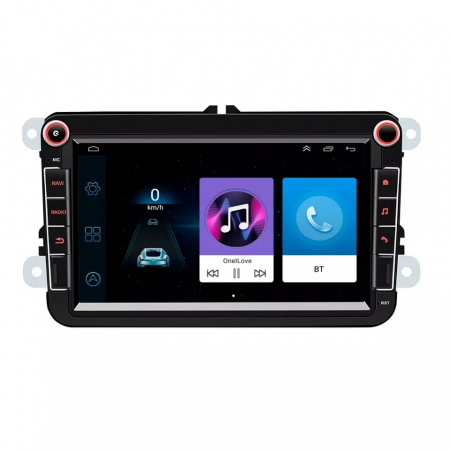 Navigatie Volkswagen|Skoda|Seat cu Android 2GB RAM 32GB, CarPlay Wireles Ecran de 8 Inch, dedicata Golf 5, Golf 6, Jetta, Passat B6, CC, B7, Polo, Tiguan, Touran, Skoda, Seat [6]
