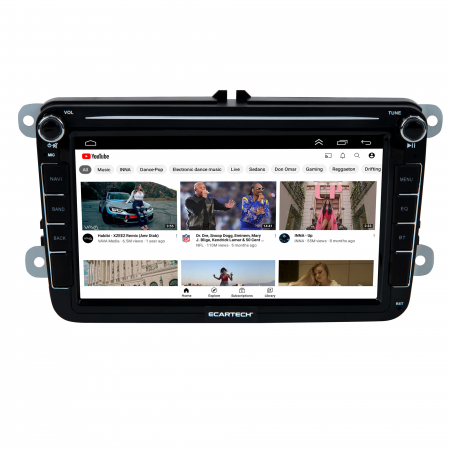 Navigatie Volkswagen|Skoda|Seat cu Android 2GB RAM 32GB, CarPlay Wireles Ecran de 8 Inch, dedicata Golf 5, Golf 6, Jetta, Passat B6, CC, B7, Polo, Tiguan, Touran, Skoda, Seat [12]