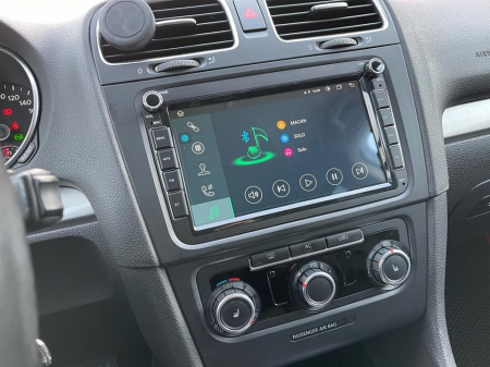 Navigatie Volkswagen|Skoda|Seat cu Android 2GB RAM 32GB, CarPlay Wireles Ecran de 8 Inch, dedicata Golf 5, Golf 6, Jetta, Passat B6, CC, B7, Polo, Tiguan, Touran, Skoda, Seat [2]