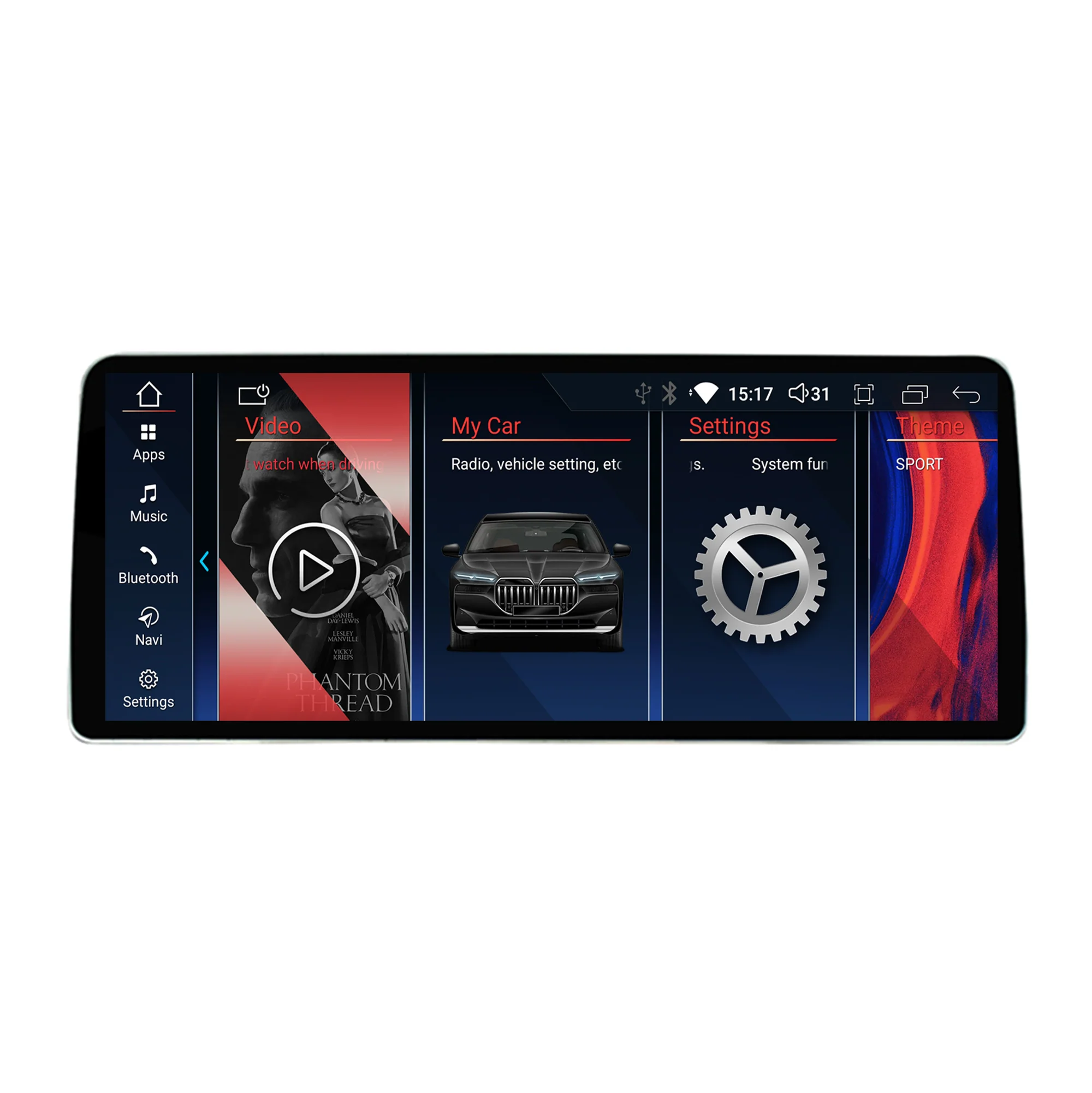 Luna Cadourilor - Navigație Android BMW Z4 E89 (2009-2016), 4 GB RAM, OCTA-CORE, ecran 12.3", CIC, 1920x720, CarPlay, Android Auto, 4G și WiFi