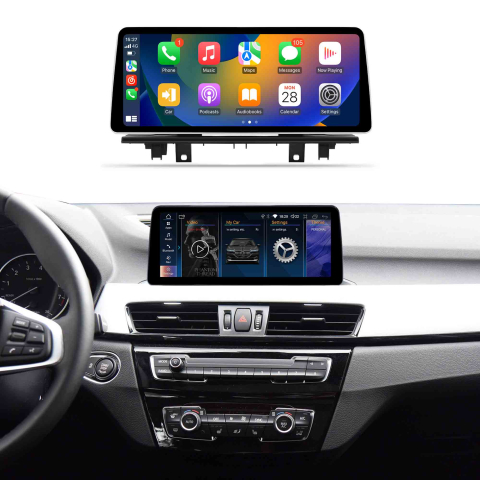 Navigație Android BMW X1 X2 F48 F49 (2016-2023), 4 GB RAM, OCTA-CORE, ecran 12.3", NBT si EVO, 1920x720, CarPlay, Android Auto, 4G și WiFi [1]