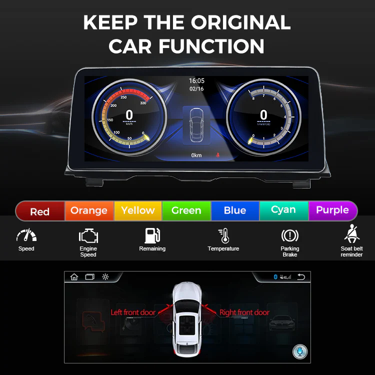 Navigație Android BMW Seria 5 E60 E61 (2003-2010), 4 GB RAM, OCTA-CORE, ecran 10.25", CCC si CIC, 1920x720, CarPlay, Android Auto, 4G și WiFi [4]