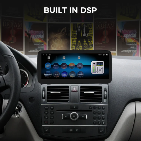 Navigație Android Mercedes Benz C Class W204 (2008-2010), 4 GB RAM, OCTA-CORE, ecran 12.3", NTG 4.0, 1920x720, CarPlay, Android Auto, 4G și WiFi [2]