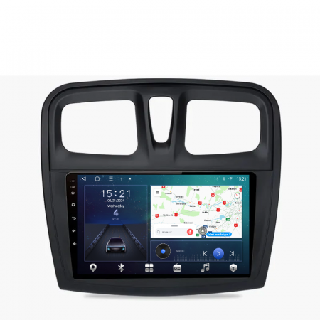 Dacia Stepway (2012-2020) - Navigatie Android Dacia Logan|Duster|Sandero (2012-2020) 4GB 64G, SLOT SIM 4G, CarPlay si Android Auto, DSP, Ecran 9 Inch