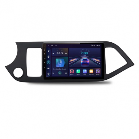 Kia Picanto (2011-2016) - Navigatie Android Kia Picanto (2011-2016), Android 12, DSP 4GB RAM 64GB ROM, Cartela SIM 4G, CarPlay si Android Auto Wi-fi, Youtube, Waze