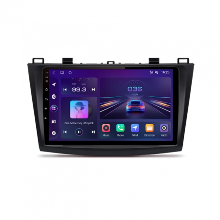 Mazda 3 (2010-2013) - Navigatie Android Mazda 3 (2010-2013), Android 12, DSP 2GB RAM 32GB ROM, CarPlay si Android Auto Wi-fi, Youtube, Waze