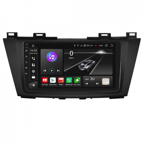 Navigatie Android Mazda 5 (2010-2015), Android 12, DSP 8GB RAM 128GB ROM, Cartela SIM 4G, CarPlay si Android Auto Wi-fi, Youtube, Waze [1]