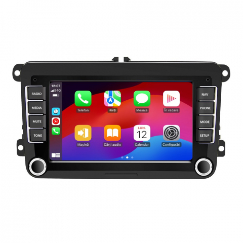 Passat B7 (2011-2015) - Black Friday Navigație Android 13 Volkswagen, Skoda, Seat - 2+64 GB, CarPlay & Android Auto, ecran 7"|Compatibil Golf 5, Golf 6, Jetta, Passat B6/B7/CC, Polo, Tiguan, Touran