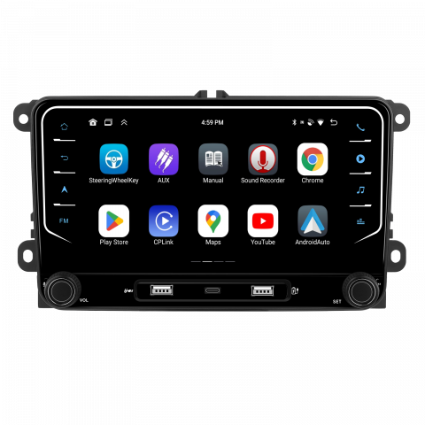 Navigație Android,Volkswagen,Skoda,Seat - 4+64 GB, USC Frontal,CarPlay & Android Auto, ecran 7 [5]