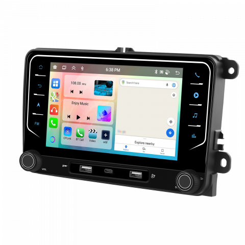 Navigație Android,Volkswagen,Skoda,Seat - 4+64 GB, USC Frontal,CarPlay & Android Auto, ecran 7 [1]