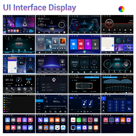 Navigație Android,Volkswagen, Skoda, Seat - 4+64 GB, USC C Frontal,CarPlay & Android Auto, ecran 7"|Compatbil Golf 5, Golf 6, Jetta, Passat B6/B7/CC, Polo, Tiguan [4]