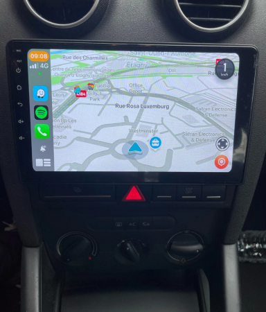 Navigatie Audi A3 (2003-2013) cu Android 12, 4GB RAM 64GB ROM, SIM 4G, DSP, ecran 9 Inch,Carplay si Android Auto [8]