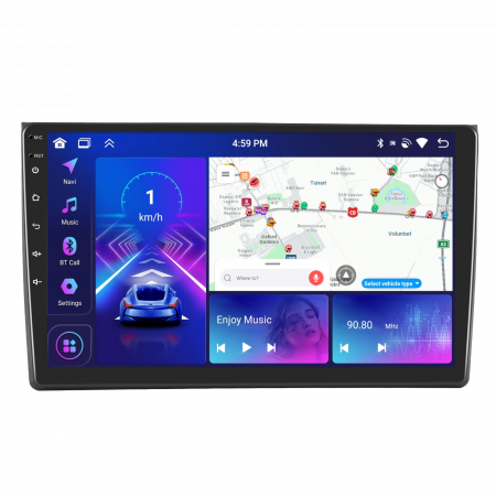 Audi A4 B6-B7 (2001-2008) - Navigatie Audi A4 B6-B7 (2001-2008), 4GB RAM 64GB, Android 13, DSP, 2.0 OCTA CORE CarPlay si Android Auto, ecran 9 inch