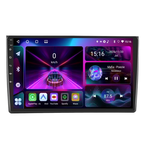 Audi A4 B6-B7 (2001-2008) - Navigatie Audi A4 B6-B7 (2001-2008), 4GB RAM 64GB, Android 13, DSP, 2.0 OCTA CORE CarPlay si Android Auto, ecran 9 inch