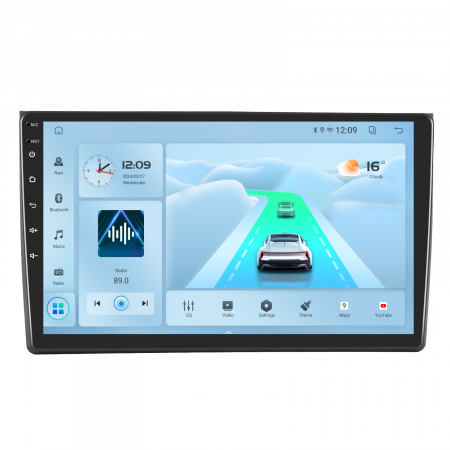 Audi A4 B6-B7 (2001-2008) - Navigatie Audi A4 B6-B7 (2001-2008), 2GB RAM 32 GB, Android 12, DSP, CarPlay si Android Auto, ecran 9 inch
