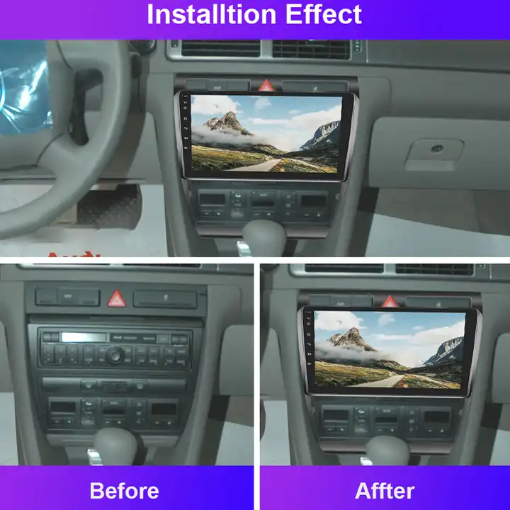 Navigatie Audi A6 C5 (1997-2004), 2GB RAM 32GB ROM, Android 12, CarPlay si Android Auto, ecran 9 inch wi-fi, youtube, waze [1]