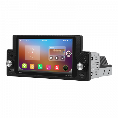 Navigatii 1 DIN - Navigație auto universală 1DIN Android 13, ecran 5.9” HD, 2+64GB, CarPlay & Android Auto, GPS, Bluetooth, USB, Wi-Fi