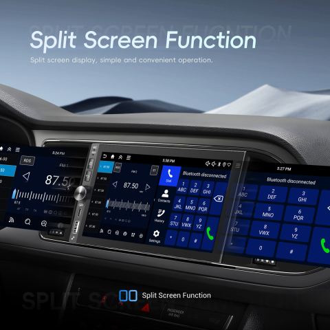 Navigatie Auto Universala 2DIN Android 4GB RAM + 128GB ROM, Ecran 7 inch INCELL HD, CarPlay și Android Auto Wireless, DSP, GPS [6]