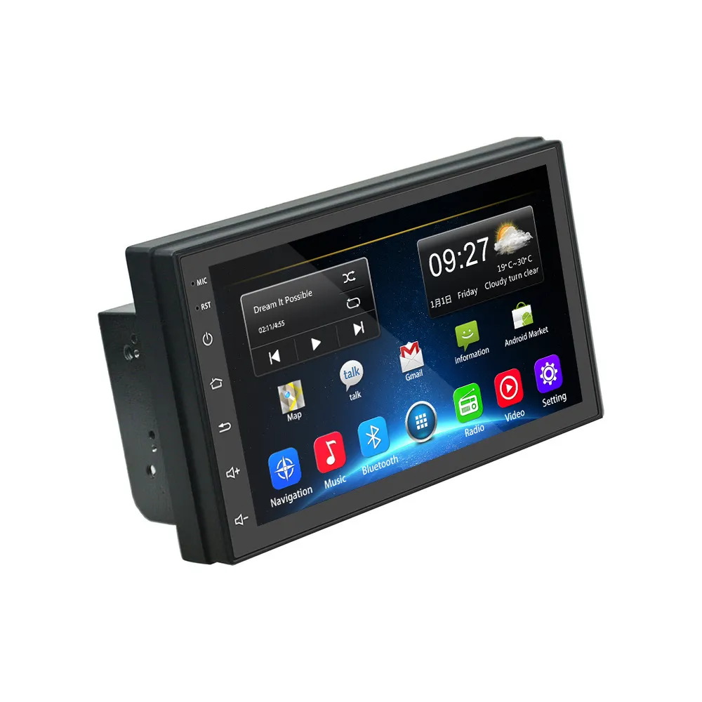 Navigatii 2 DIN - Navigație Auto Universală 2DIN cu Android, 2GB RAM, 64GB ROM-Compatibilă cu VW Golf 4, Passat B5, Skoda, Bora