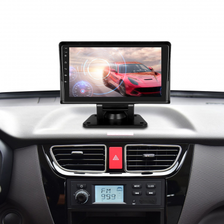 Navigatie auto universala, cu rama suport, 10.1 inch, 2DIN, 2GB RAM, 64GB ROM, Android Auto Cablu, Carplay Wireless, GPS, Bluetooth 4.0, Radio FM, Touchscreen [9]